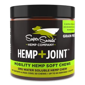 Super Snouts Grain Free HEMP   JOINT Mobility Hemp Chews