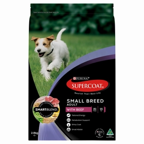 Supercoat - Adult Small Breed with Beef Dog Dry Food (2.8kg)