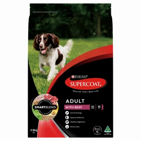 Supercoat - Adult with Beef Dog Dry Food (2.8kg)