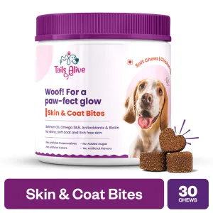 TailsAlive Skin & Coat Soft Chews Supplement for Dogs