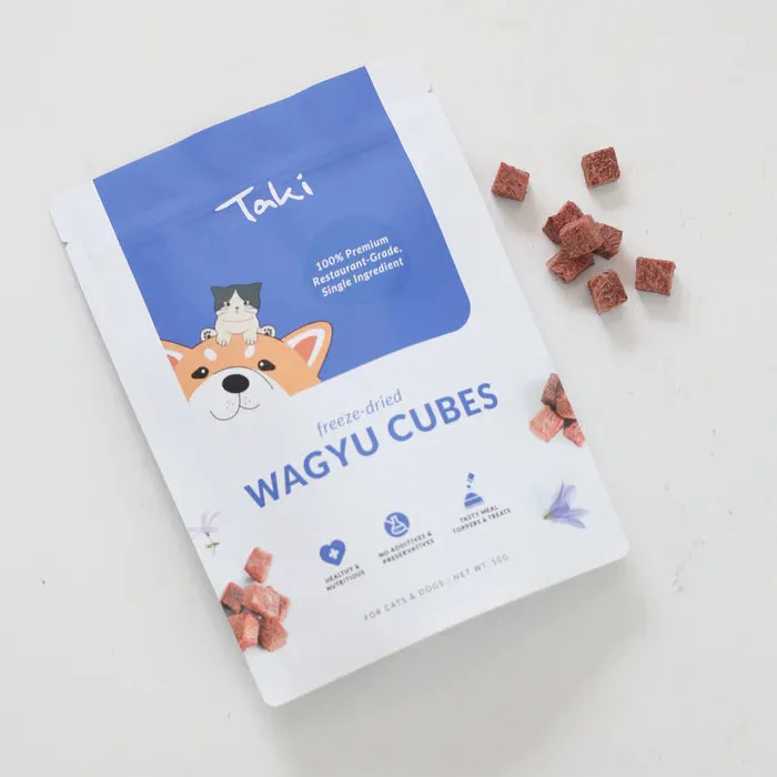 Taki Freeze Dried Treats for Dogs & Cats - Wagyu Cubes 50g