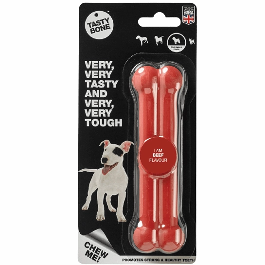 TastyBone Beef Flavour Nylon Bone for Dogs