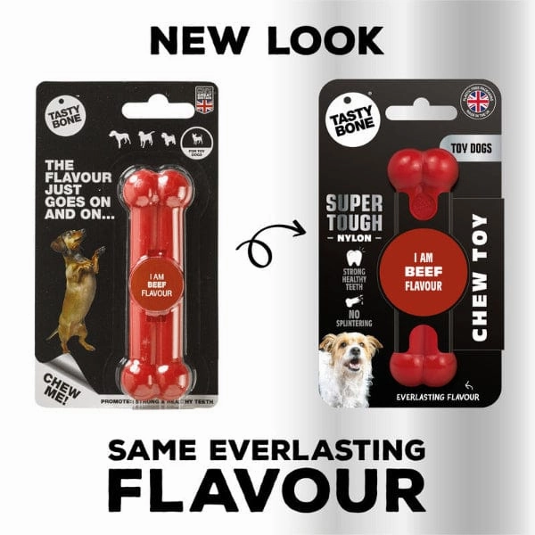 TastyBone Beef Flavour Nylon Bone for Dogs