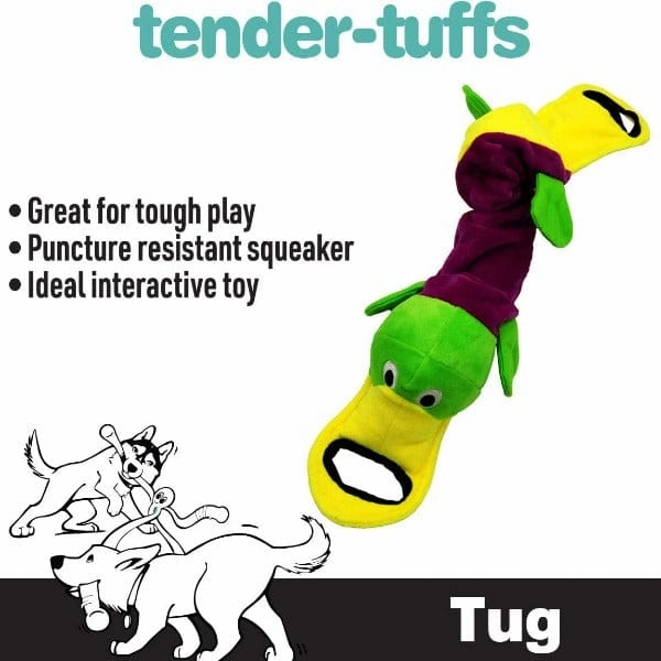 tender-tuffs Platypus Tug Plush Dog Toy