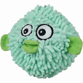 tender-tuffs Pufferfish Plush Dog Toy