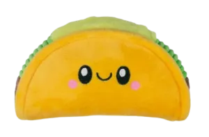 Territory Plush Squeaker Dog Toy - Taco 6"