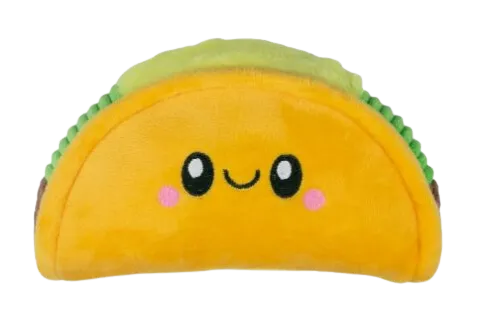 Territory Plush Squeaker Dog Toy - Taco 6"