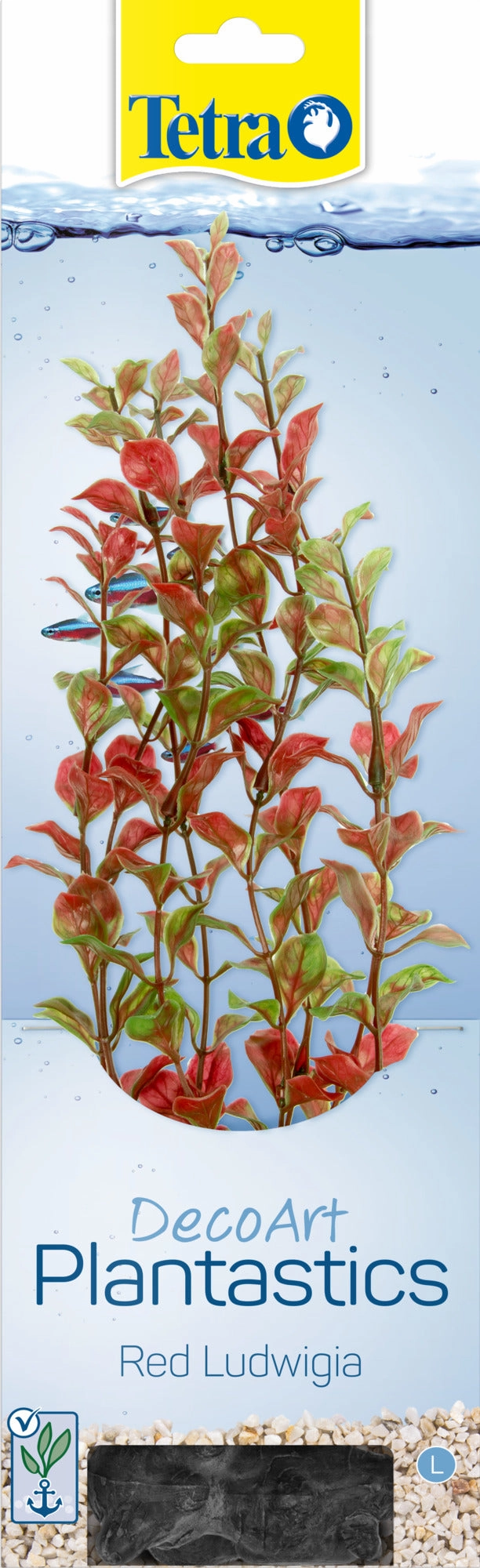 Tetra - Red Ludwigia DecoArt Plant (Large)