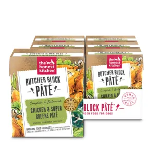 The Honest Kitchen Butcher Block Pate Chicken & Super Greens for Dogs
