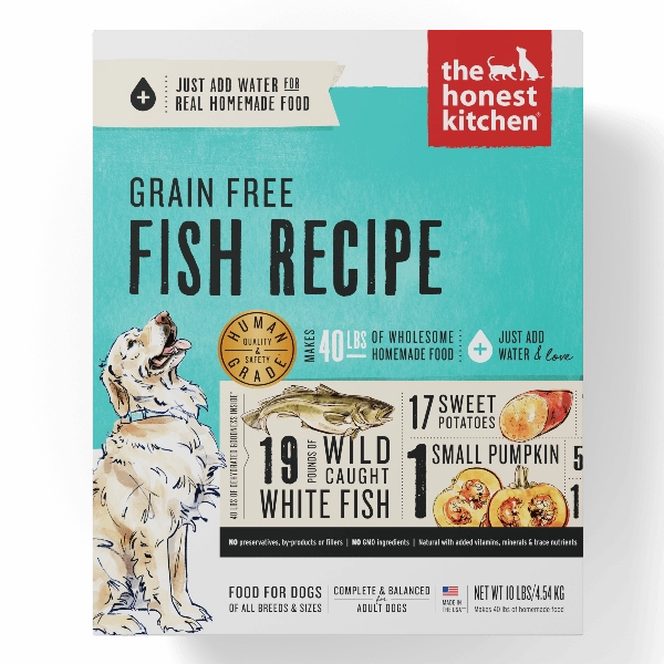 The Honest Kitchen Grain Free Fish Recipe Dehydrated Dog Food, 10lb (SPECIAL ORDER ITEM)