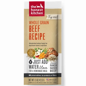 The Honest Kitchen Whole Grain Beef Recipe Dehydrated Dog Food
