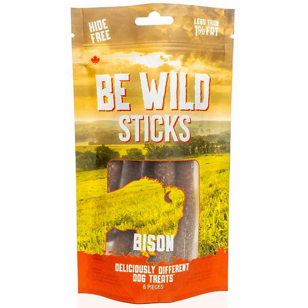 this&that Canine Co. Be Wild Exotic Sticks; Bison Dog Treats