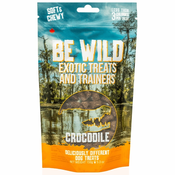 this&that Canine Co. Be Wild Treats and Trainers; Crocodile Dog Treats
