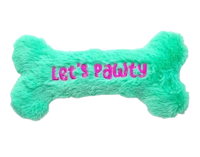 ThoozyPet Birthday Bone Plush Dog Toy