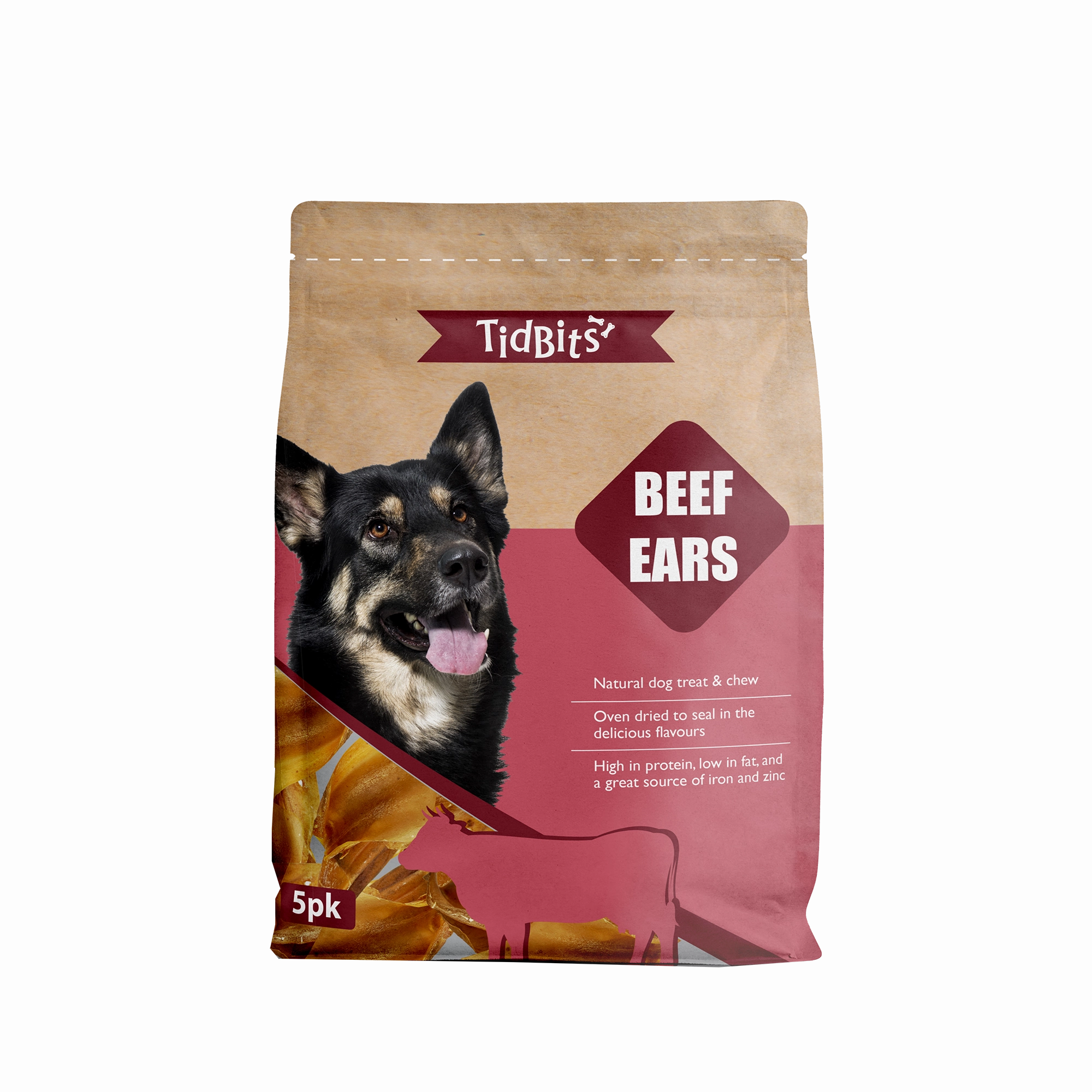 TidBits - Beef Ears (5pk)