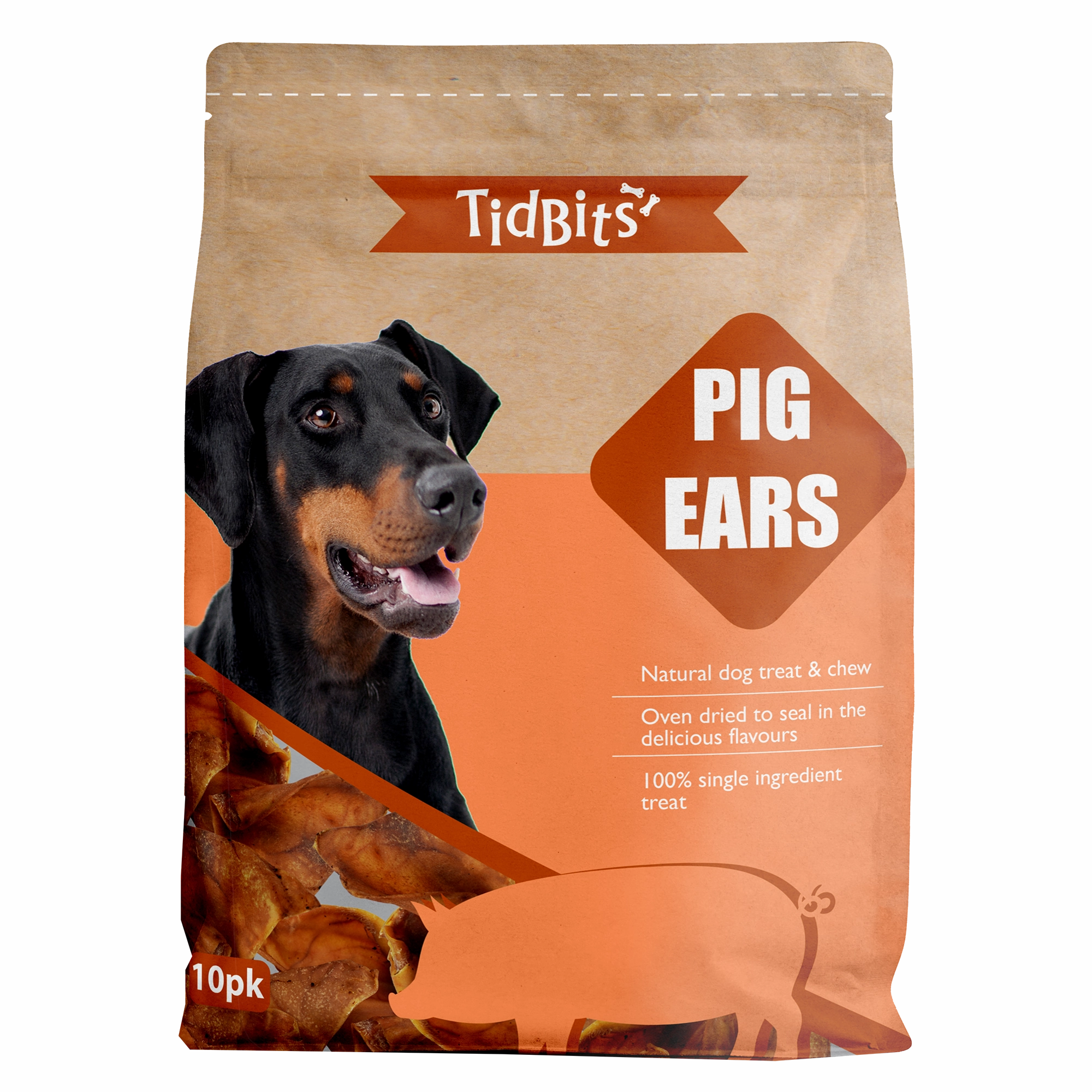 TidBits - Pig Ears (10pk)