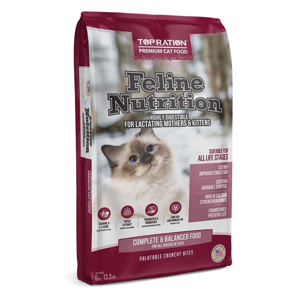 Top Ration Cat Feline Nutrition All Life Stages 6kg