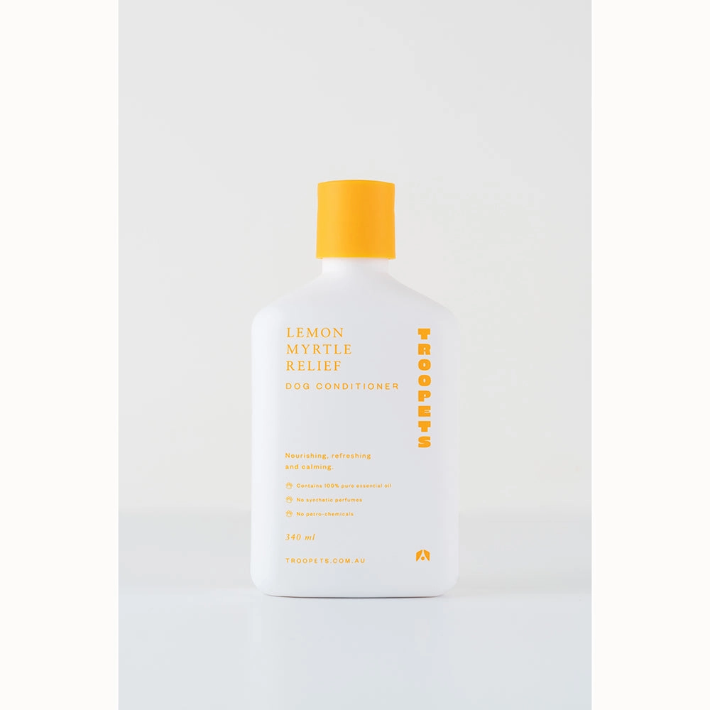 Troopets Dog Conditioner Lemon Myrtle Relief 340ml