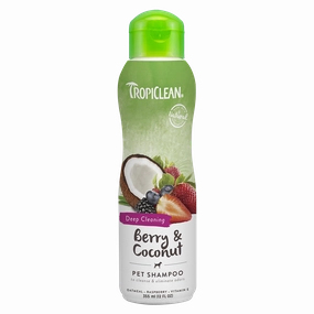 Tropiclean Deep Cleaning Berry & Coconut Pet Shampoo 12oz