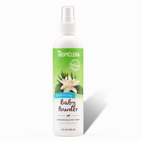 Tropiclean Deodorizing Pet Spray Baby Powder 8oz
