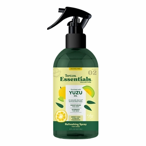 TropiClean Essentials Refreshing Spray Yuzu Oil - Sweet Yuzu & Melon for Dogs 8oz