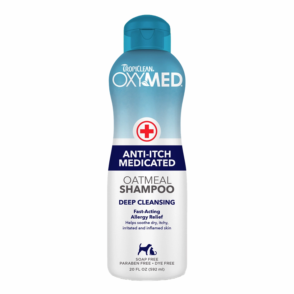 Tropiclean Oxymed Anti-Itch Medicated Oatmeal Shampoo 592ml