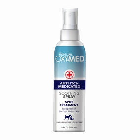 Tropiclean Oxymed Anti-Itch Medicated Soothing Spray 236ml