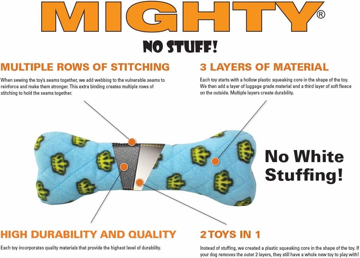 Tuffy Mighty Bones Unicorn Dog Toy