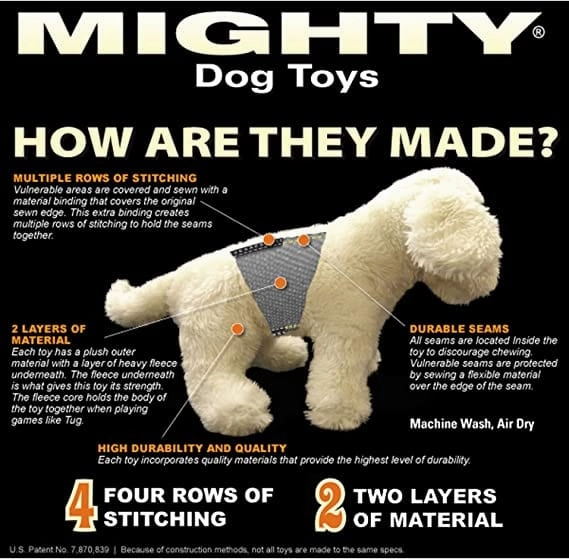 Tuffy Mighty Safari Giraffe Dog Toy