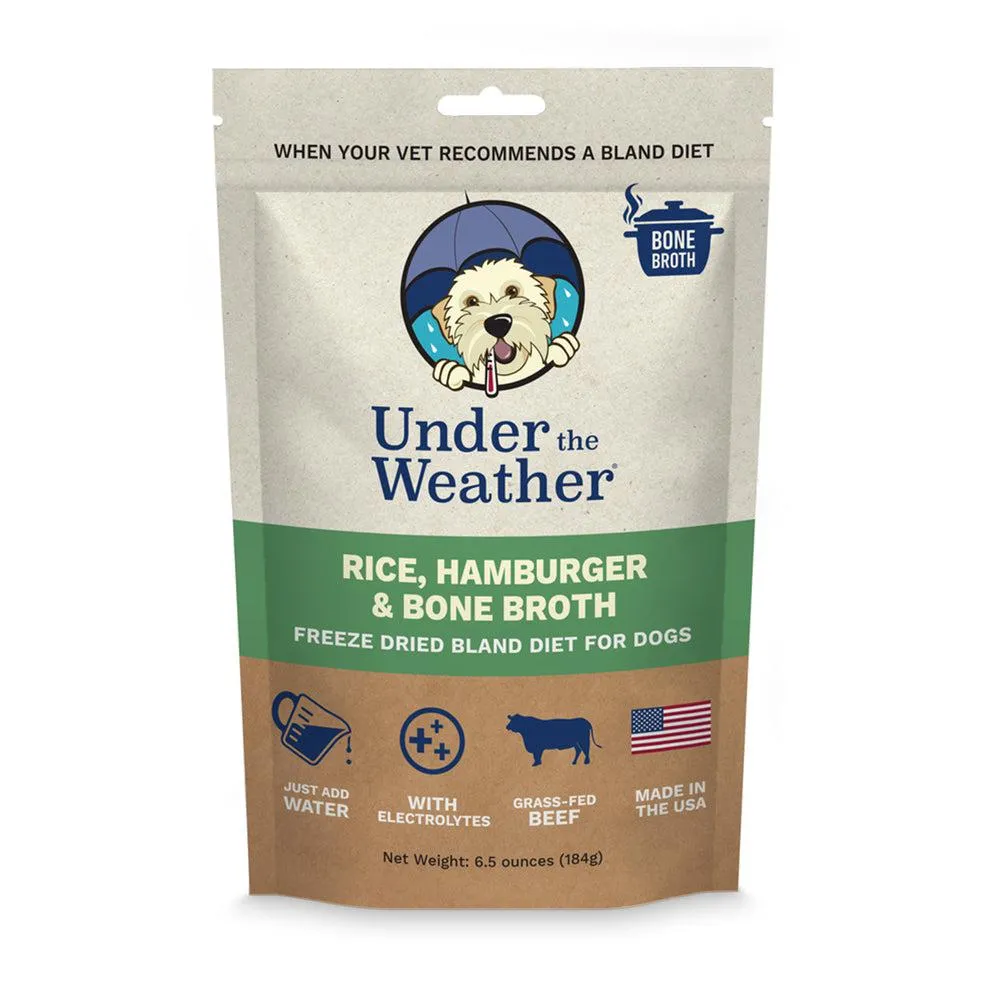 Under the Weather Dehydrated Rice, Hamburger and Bone Broth