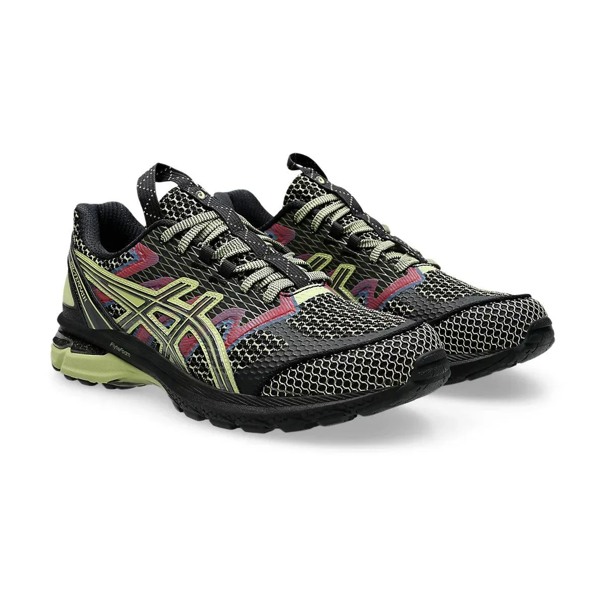 US4-S GEL-Terrain 'Black Neon Lime' Asics Shoes