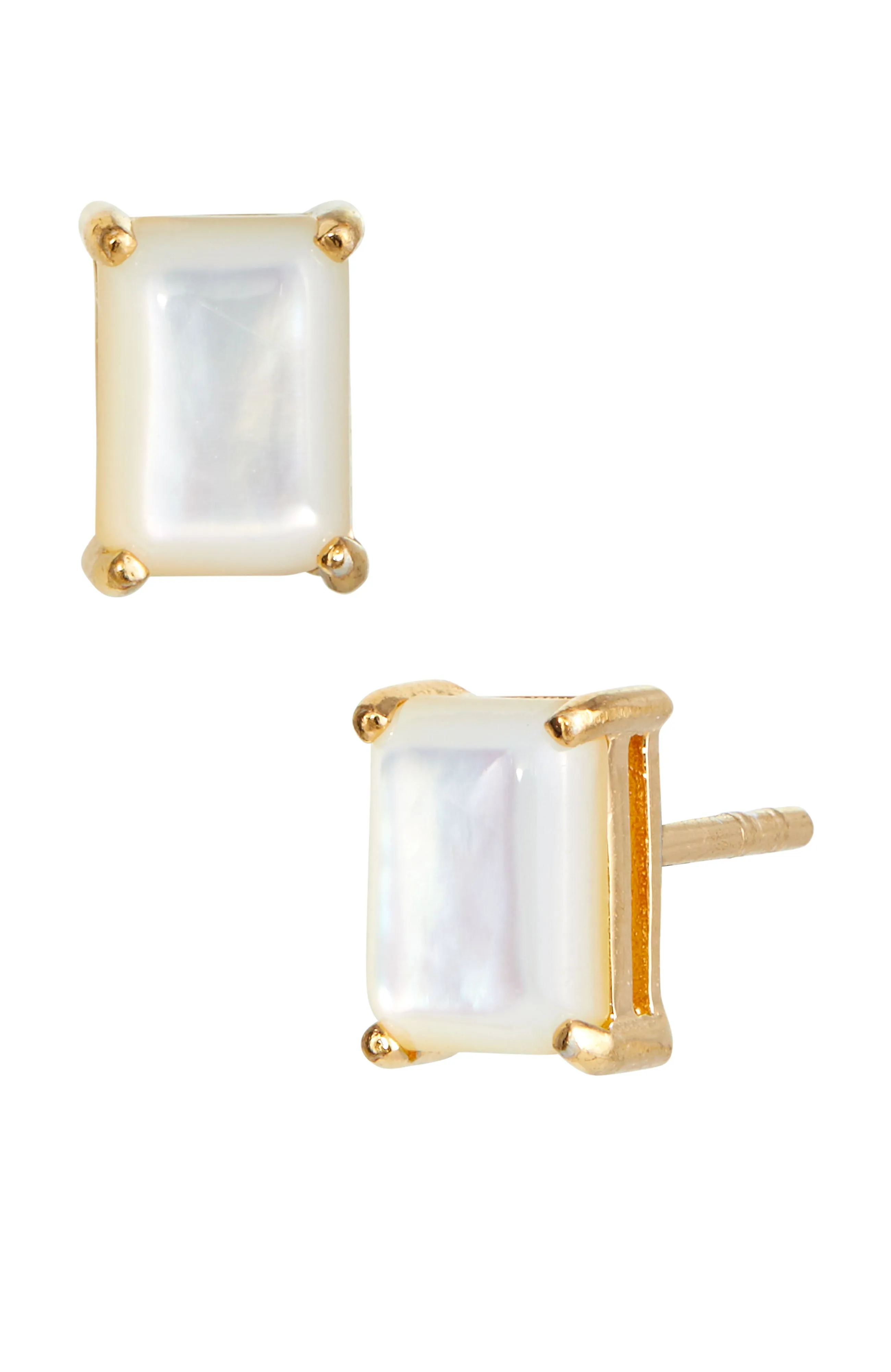 VERMEIL DECEMBER BLUE TOPAZ EMERALD CUT CZ BIRTHSTONE STUD IN BOX ecco Shoes