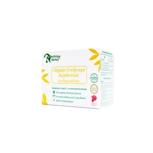 VetPrime Herbal Organic Cordyceps Supplement for Dogs and Cats 60caps