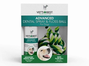 Vets Best - Advanced Dental Spray & Floss Ball Kit