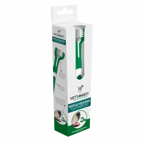 Vets Best - Advanced Triple-Head Toothbrush