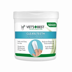 Vets Best - Dental Care Finger Wipes (50pk)