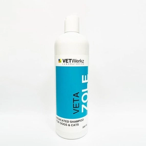 VetWerkz VetaZole Medicated Shampoo for Dogs & Cats 500ml