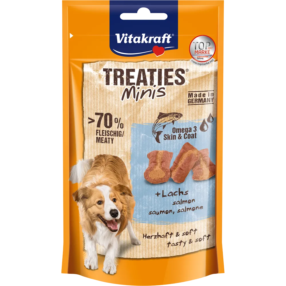 Vitakraft Dog Treaties Minis Salmon & Omega 3 - 48g