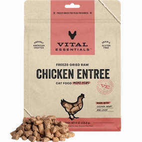 Vital Essentials Freeze-Dried Raw Mini Nibs Chicken Cat Food