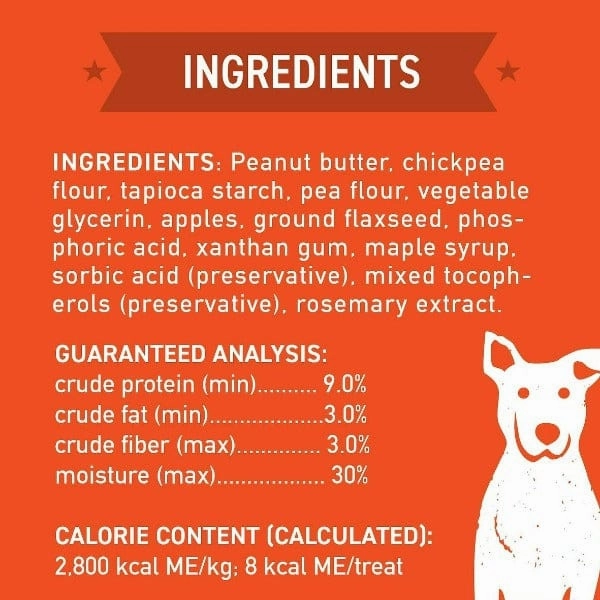 Wag More Bark Less Creamy Peanut Butter Soft & Chewy Dog Treats
