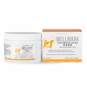 Wellmark Chlorhexidine Pads for Dogs & Cats