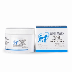 Wellmark Dental Wipes for Dogs & Cats