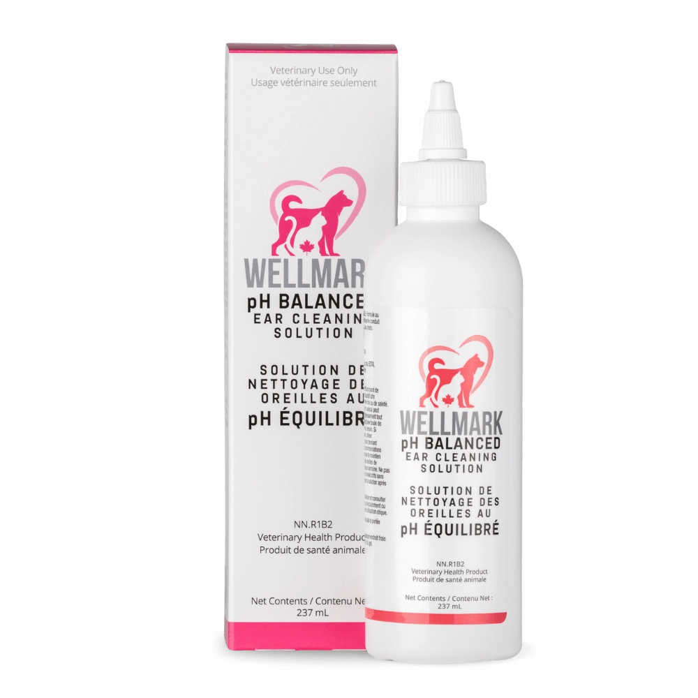 Wellmark pH Balanced Ear Cleaning Solution for Dogs & Cats
