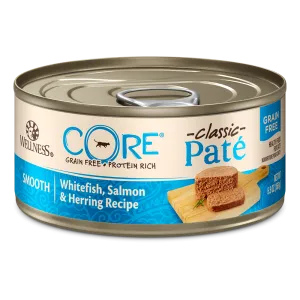 Wellness Cat Core Grain-Free Classic Pate Smooth Whitefish, Salmon & Herring Formula 5.5oz