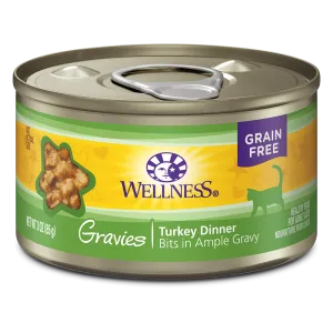 Wellness Cat Gravies Turkey Dinner 3oz