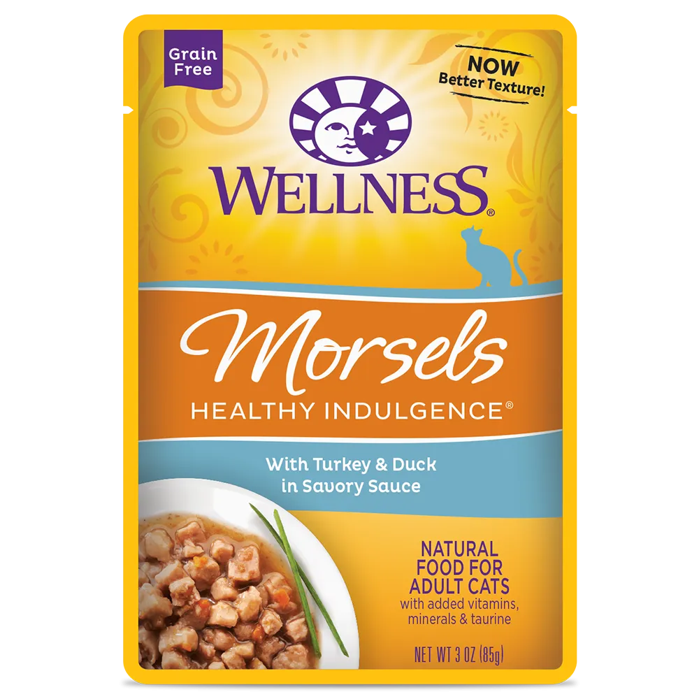 Wellness Cat Healthy Indulgence Morsels - Turkey & Duck 3oz