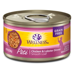 Wellness Cat Pate Chicken & Lobster 5.5oz