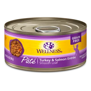 Wellness Cat Pate Turkey & Salmon 5.5oz
