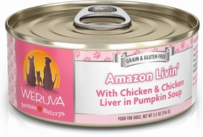 Weruva Amazon Liver with Chicken, Chicken Liver & Pumpkin Soup Canned Dog Food