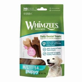 Whimzees - Puppy Dental Treats Value Bag (14pk)
